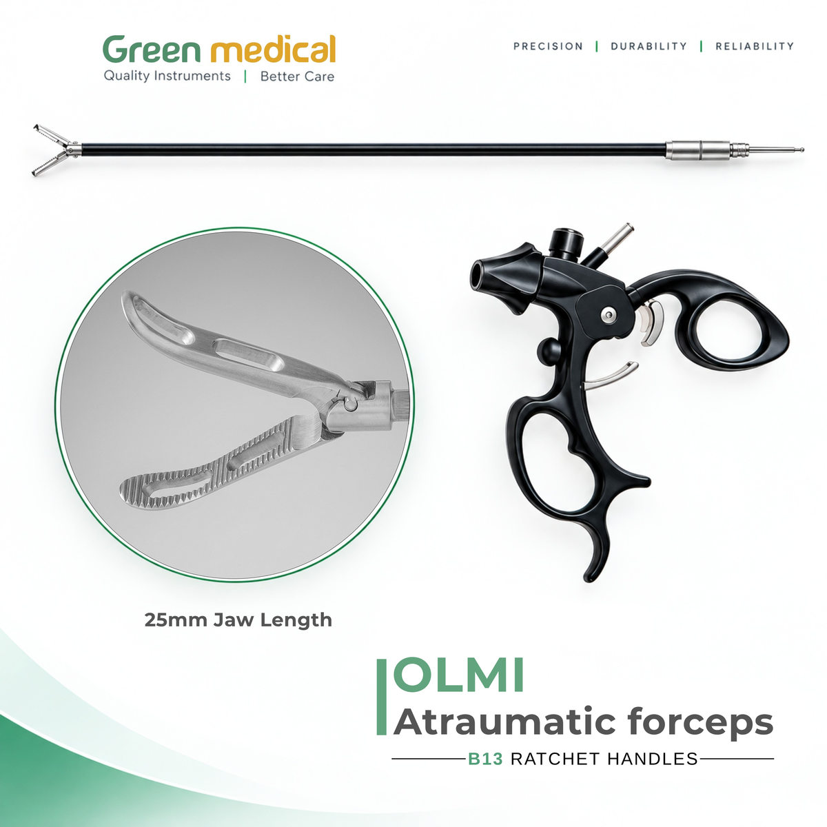 Reusable Monopolar Endoscopic Electrosurgical Instruments – German Stainless Steel