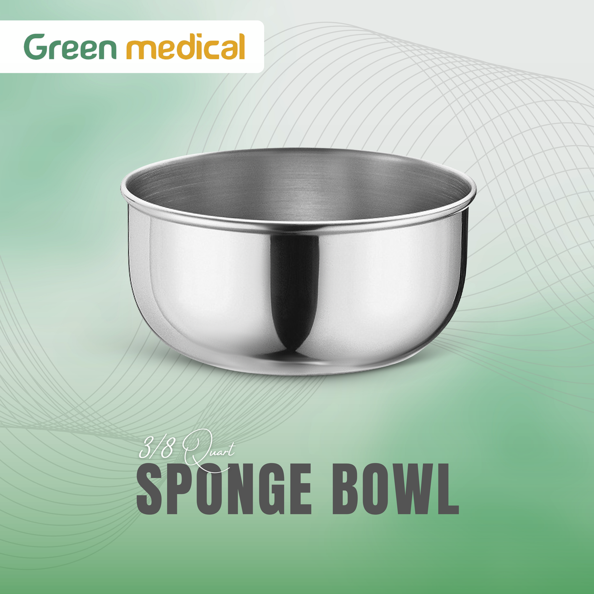 Stainless Steel Sponge Bowl, 3/8 Quart – Medical & Surgical Utility Bowl