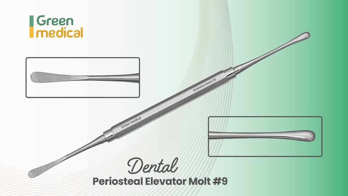 Molt Periosteal Elevator # 9 Double Ended Allen Dental Instruments German Grade