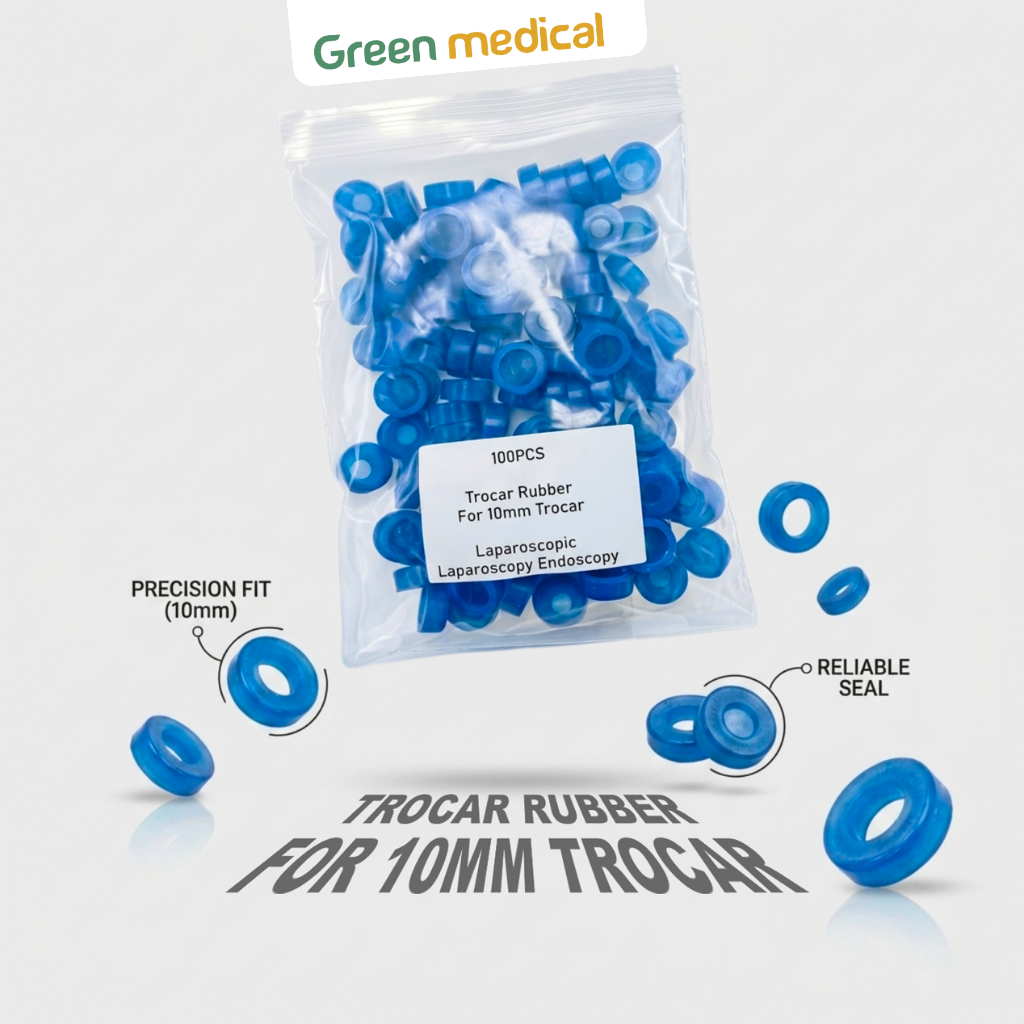 100PC Trocar Rubber 10mm Laparoscopic Laparoscopy Endoscopy Best Instruments