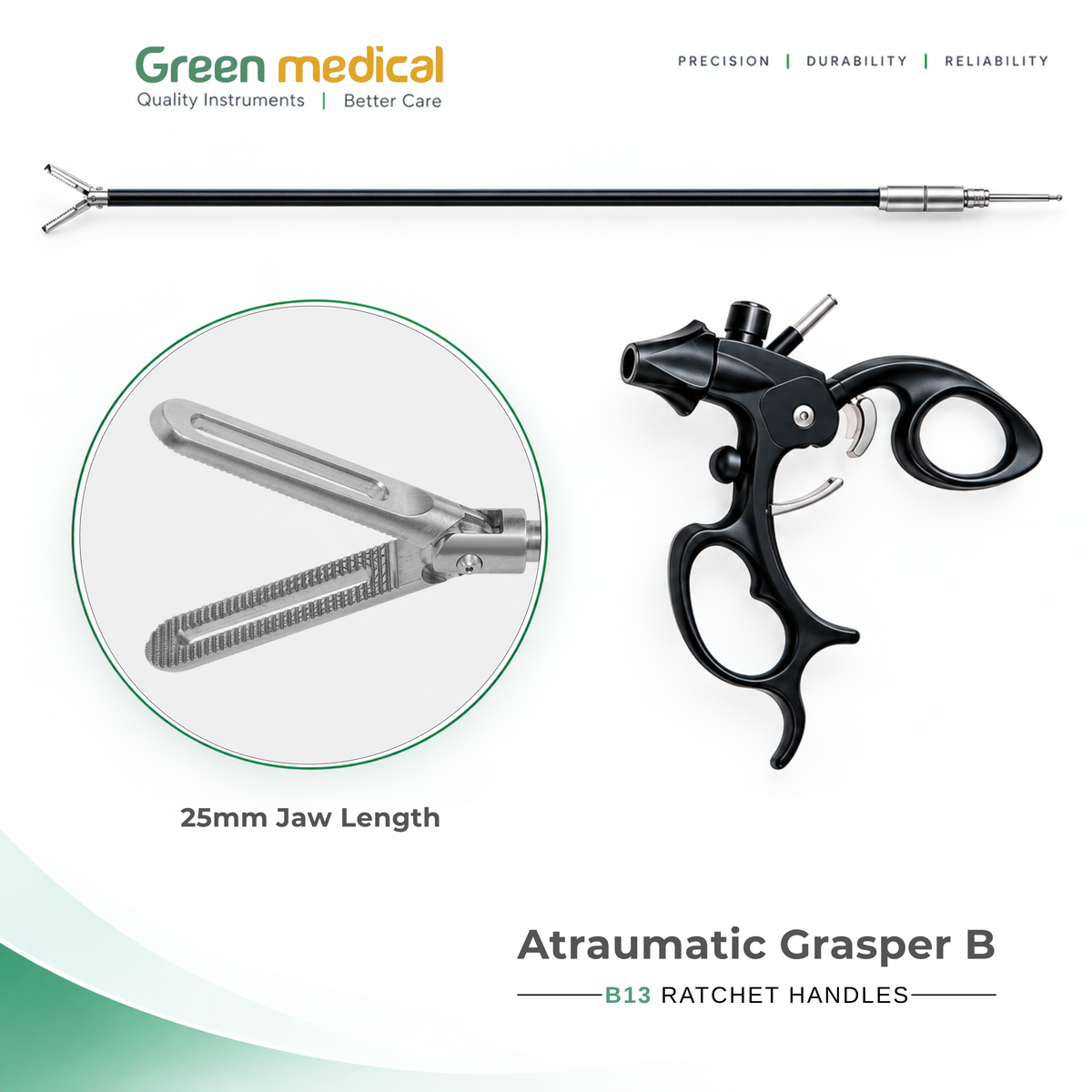 Reusable Monopolar Endoscopic Electrosurgical Instruments – German Stainless Steel