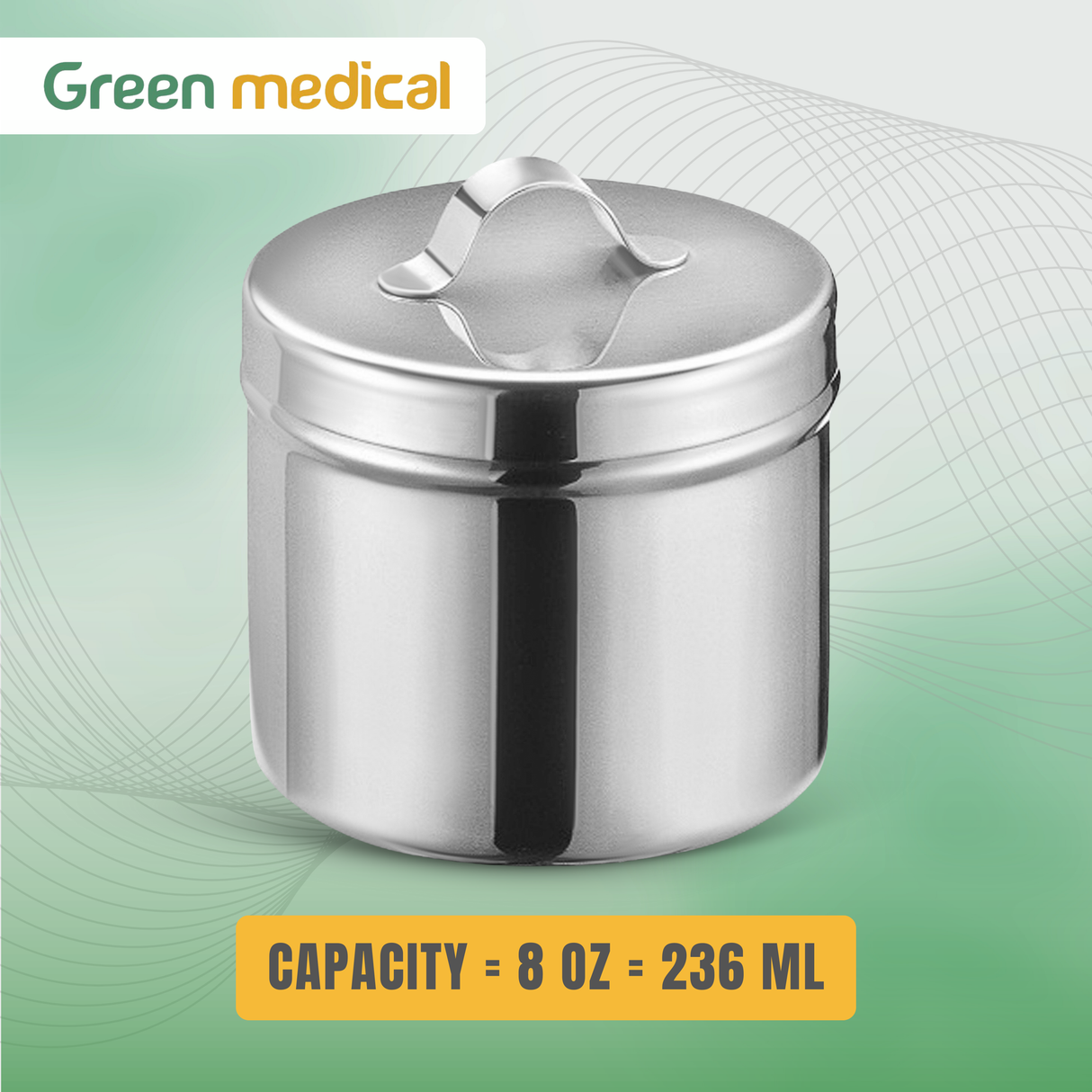Stainless Steel Ointment Jar – 8 oz (Durable Reusable Metal Container)