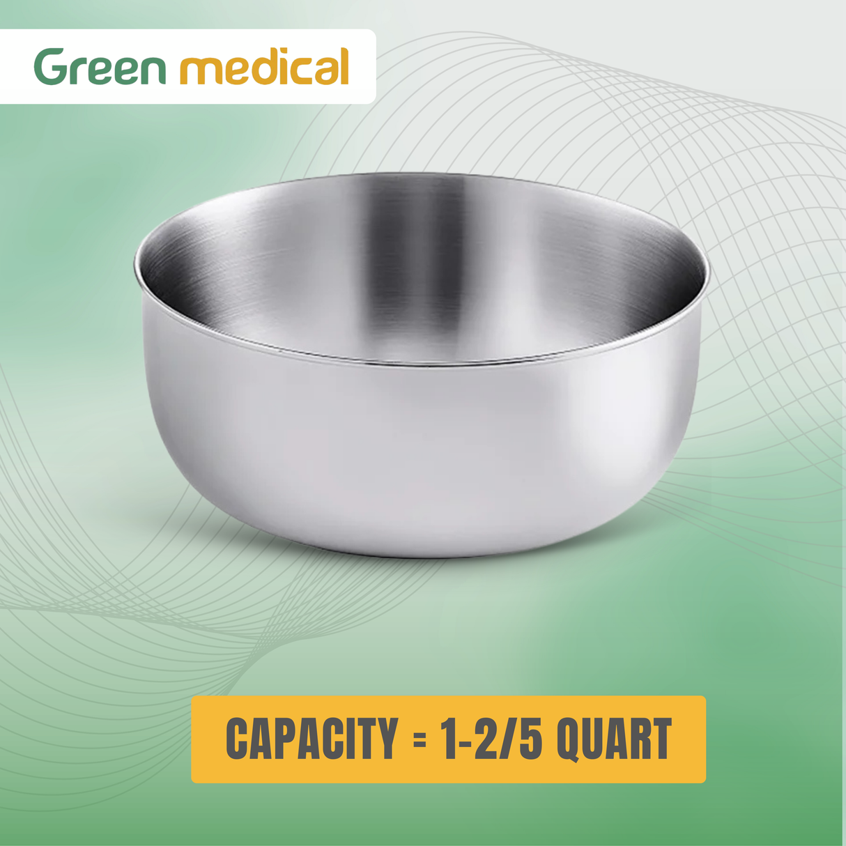 Stainless Steel Sponge Bowl – 1-2/5 qt | Durable Kitchen Sink Accessory | Polished Steel