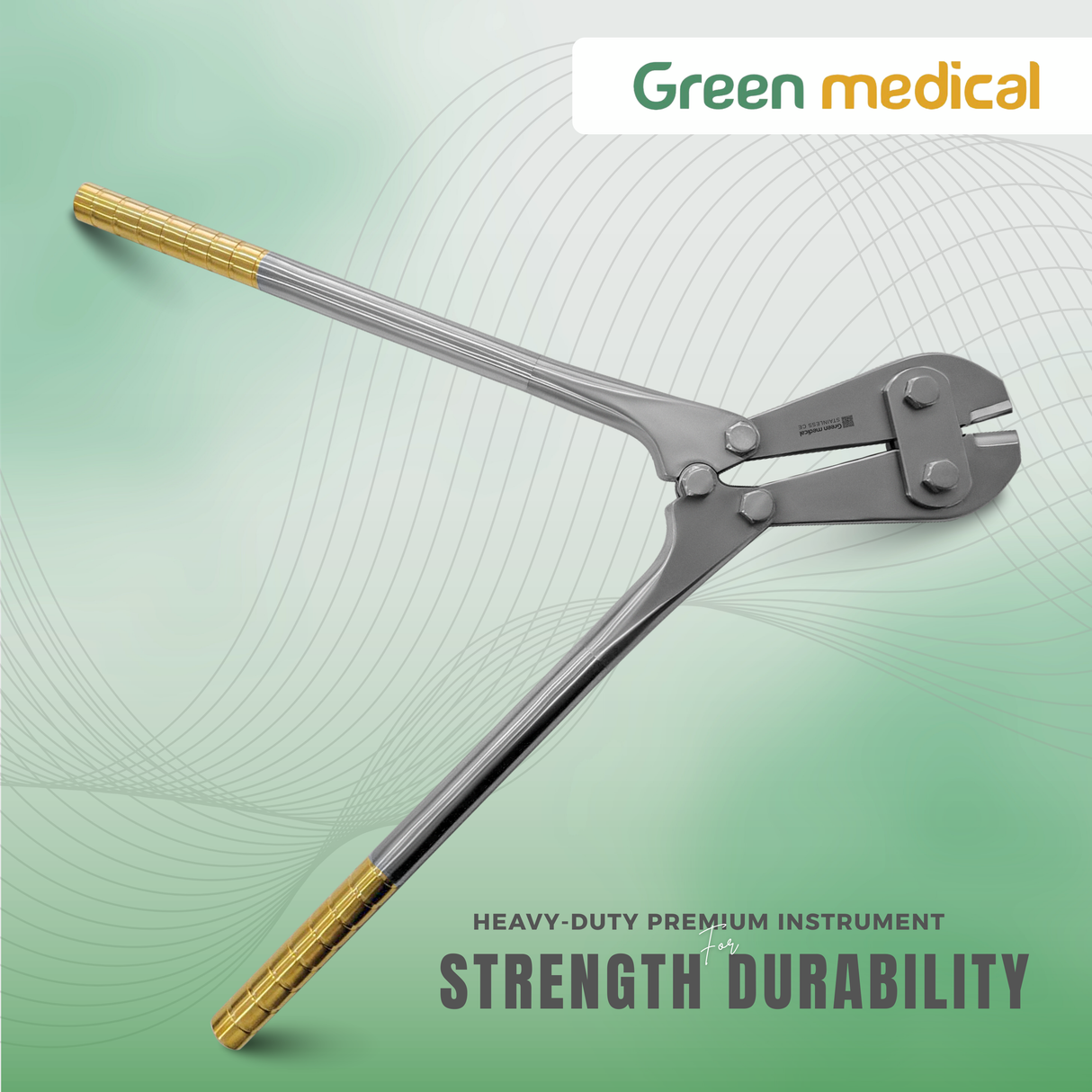 T/C Pin & Wire Cutter 18.5" | Heavy-Duty Orthopedic Instrument German Grade