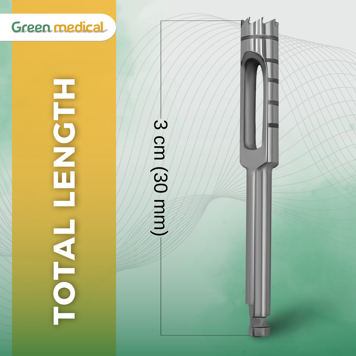Dental Trephine Drill Surgical Implant Tool 1 Pc – Stainless Steel, Precise Cutting