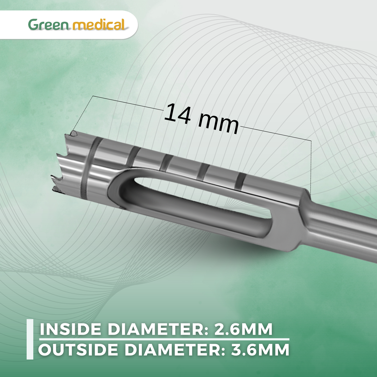 Dental Trephine Drill Surgical Implant Tool 1 Pc – Stainless Steel, Precise Cutting