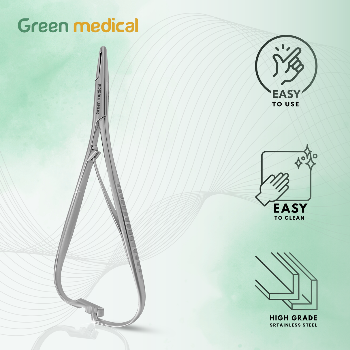 Mathieu Pliers Boynton 5.5" Mathieu Needle Holder Small Mouth Tip German Grade