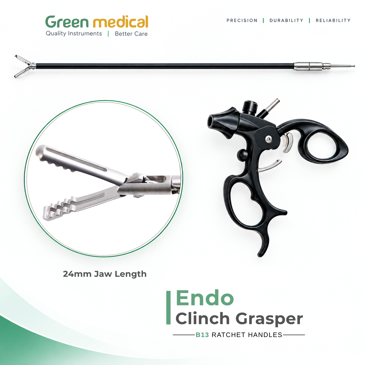 Reusable Monopolar Endoscopic Electrosurgical Instruments – German Stainless Steel