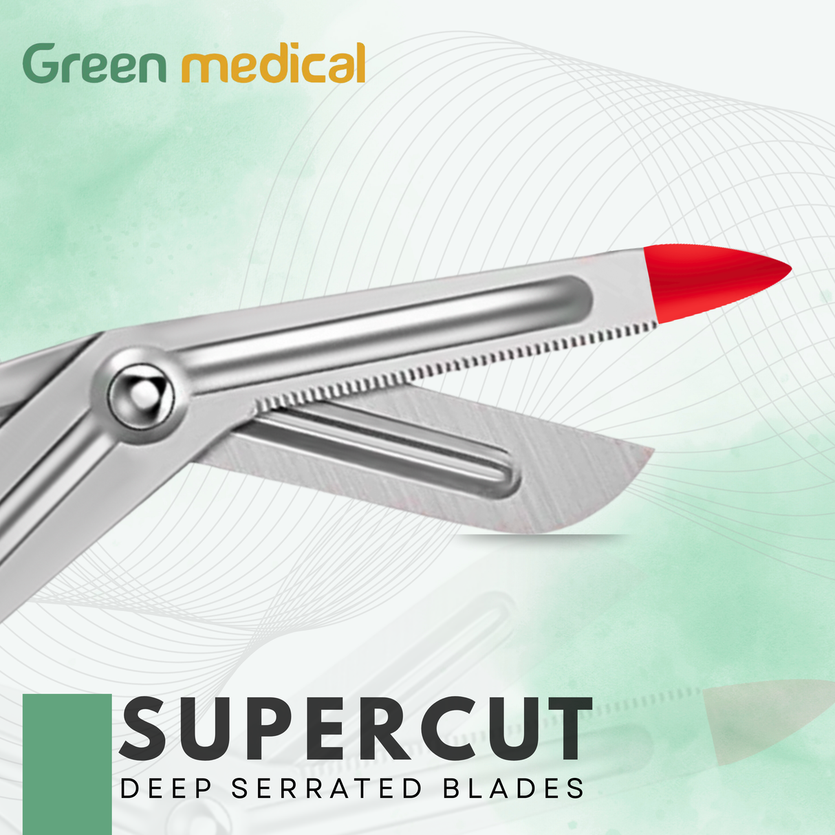 EMT Shears (Scissors) Bandage Paramedic EMS Rescue 5.50" RED TIP German Grade