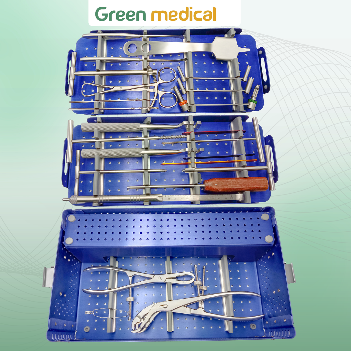 Premium Large Fragment Set – Locking & Non-Locking Orthopedic Tools