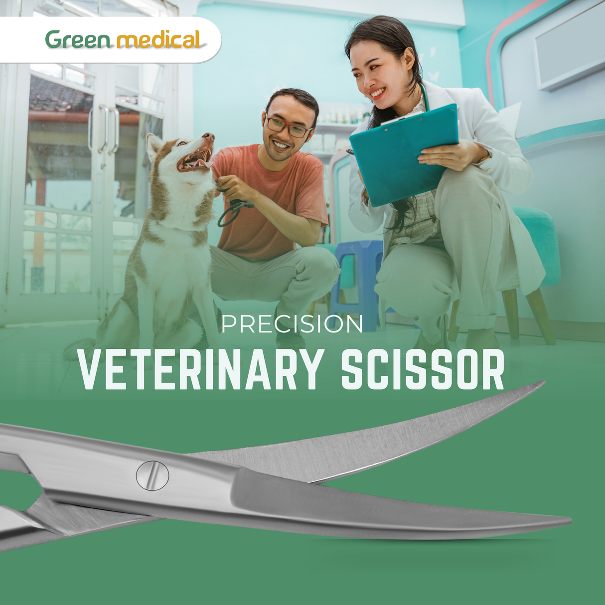 Premium Iris Scissors Curved 4.5" – German Grade | Dental, Surgical & Veterinary Use