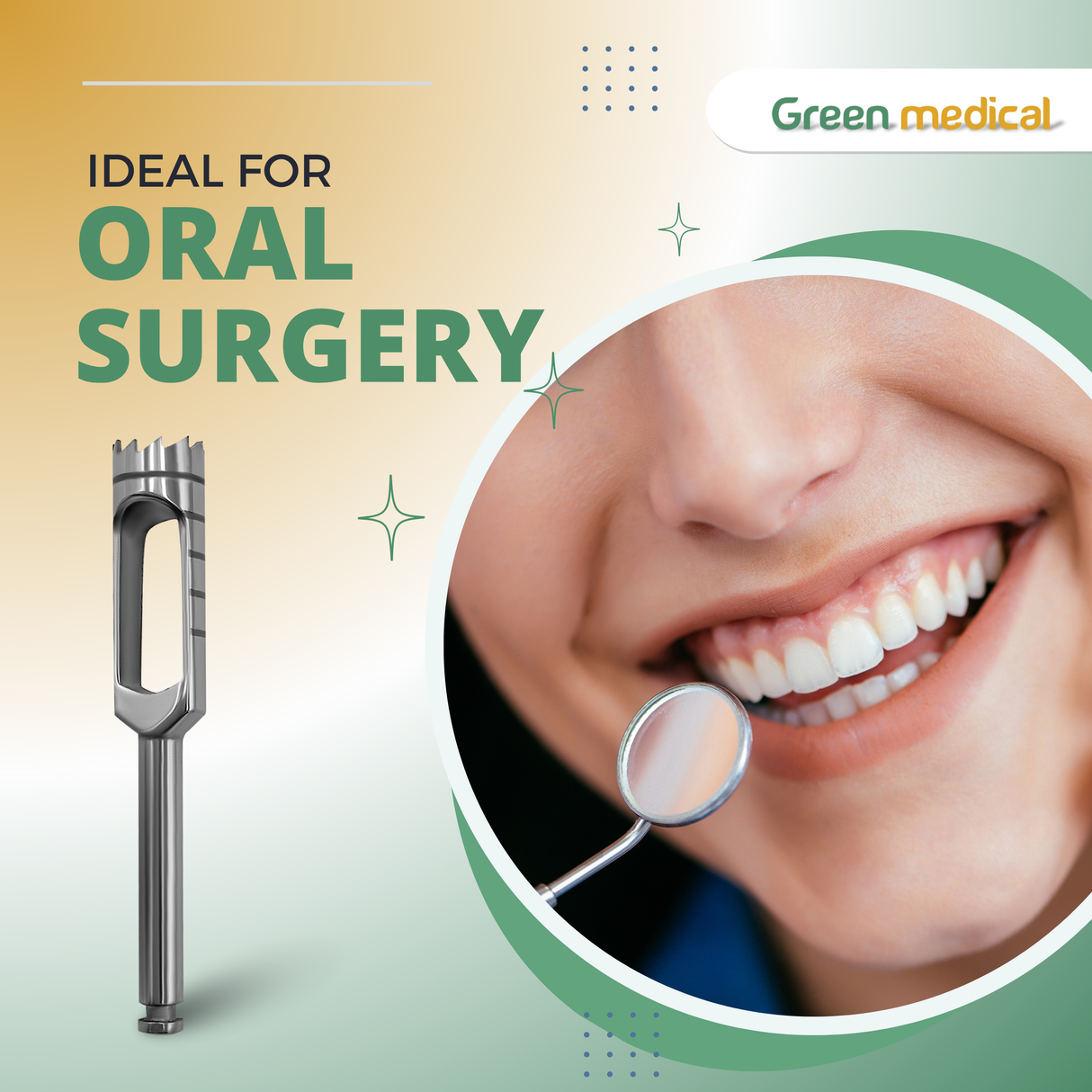 Dental Trephine Drill 1 Pc – Surgical Implant Bone Cutter Tool Stainless Steel