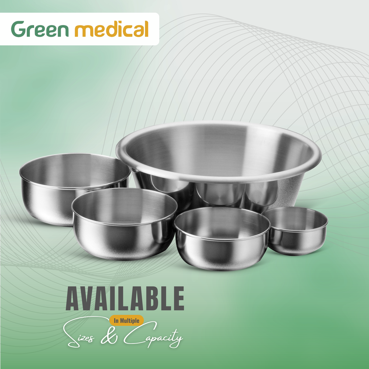Stainless Steel Sponge Bowl – 1 Quart | Medical & Surgical Utility Bowl