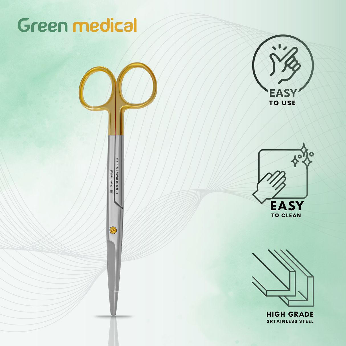 TC Mayo Scissor Straight 6.75" Surgical Medical Instrument German Grade