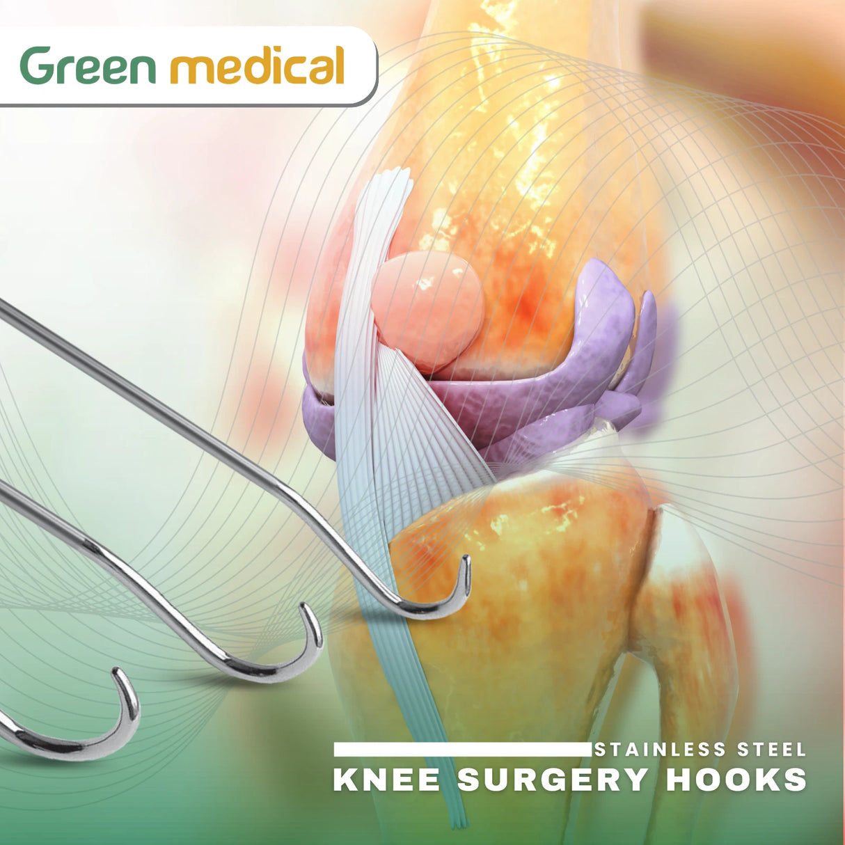 Lombardi Bone Hook – TKA Knee Surgery Orthopedic Retractor Instrument