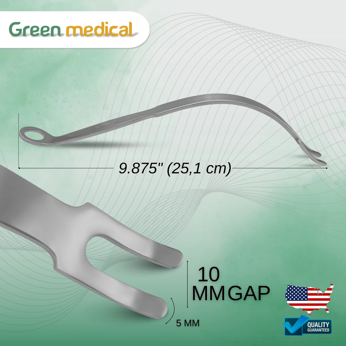 PCL Standard Ligament Retractor 5mm Wide Prongs & 10mm Gap Orthopedic Instrumetns