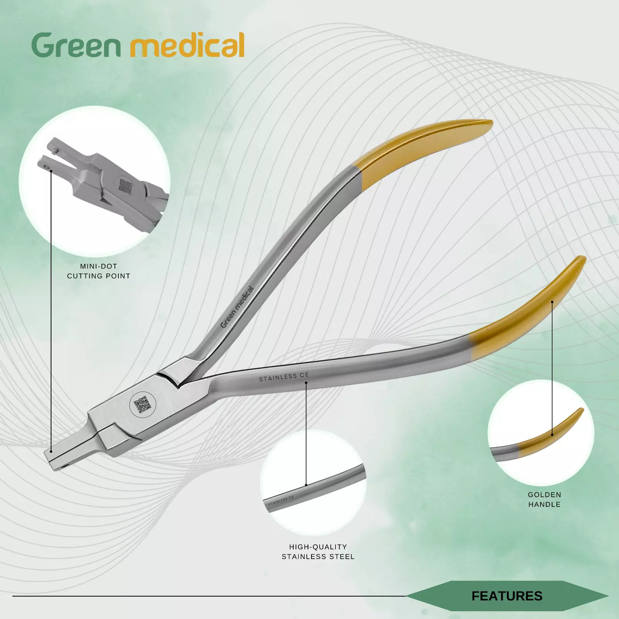 Mini Dot Dimple Dental Aligner Plier Orthodontic Retainer Clear Braces Orthodontic Instruments