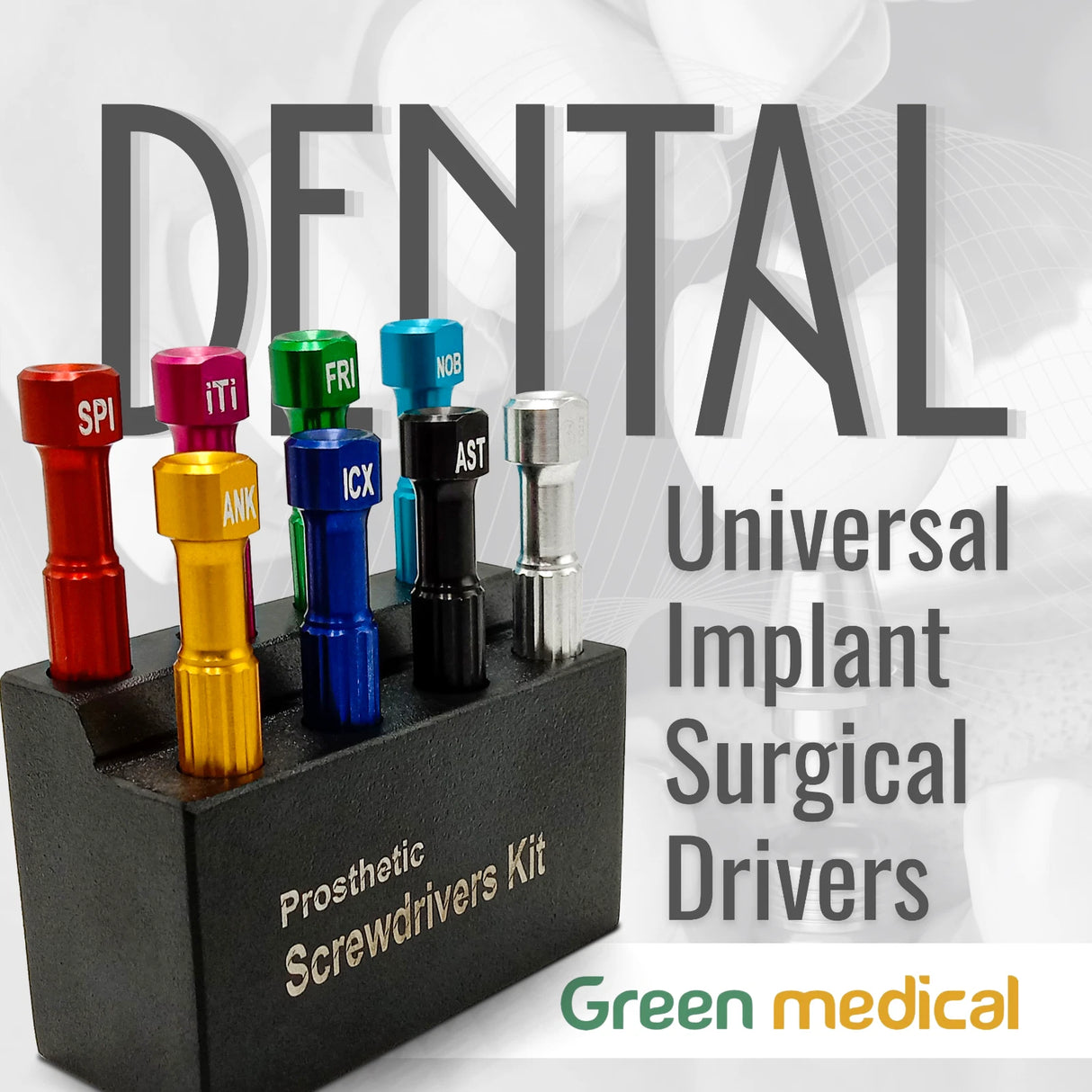 Prosthetic Screwdrivers Kit Universal dental implant surgical drivers