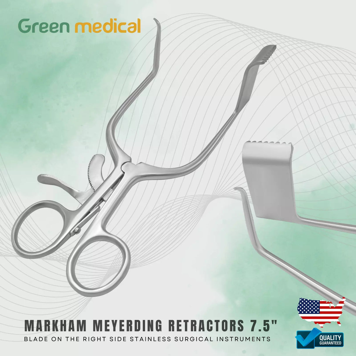 Markham Meyerding Retractors 7.5" Blade On The Right Surgical Instruments
