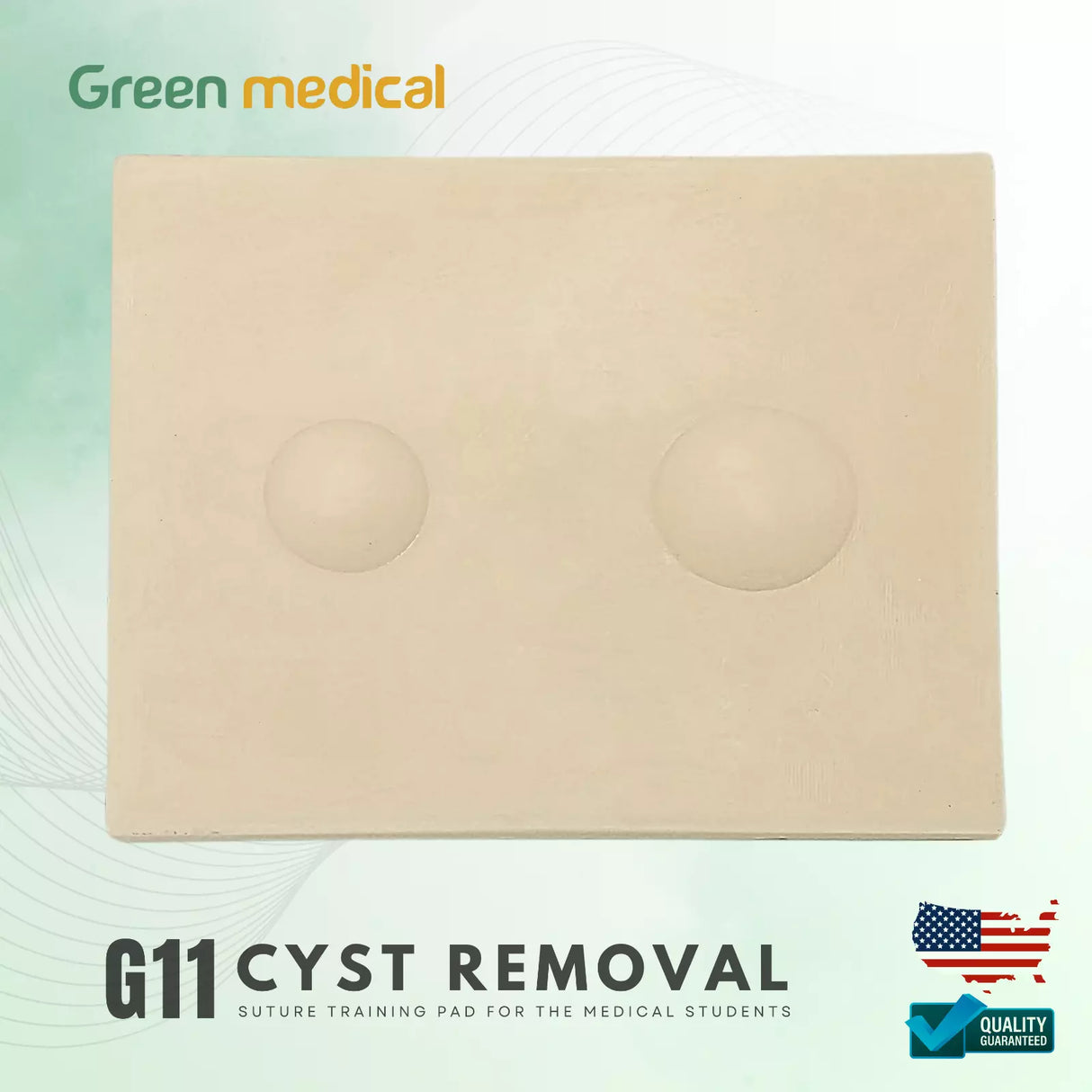 CYST REMOVAL Suture training pad G11 for the medical students