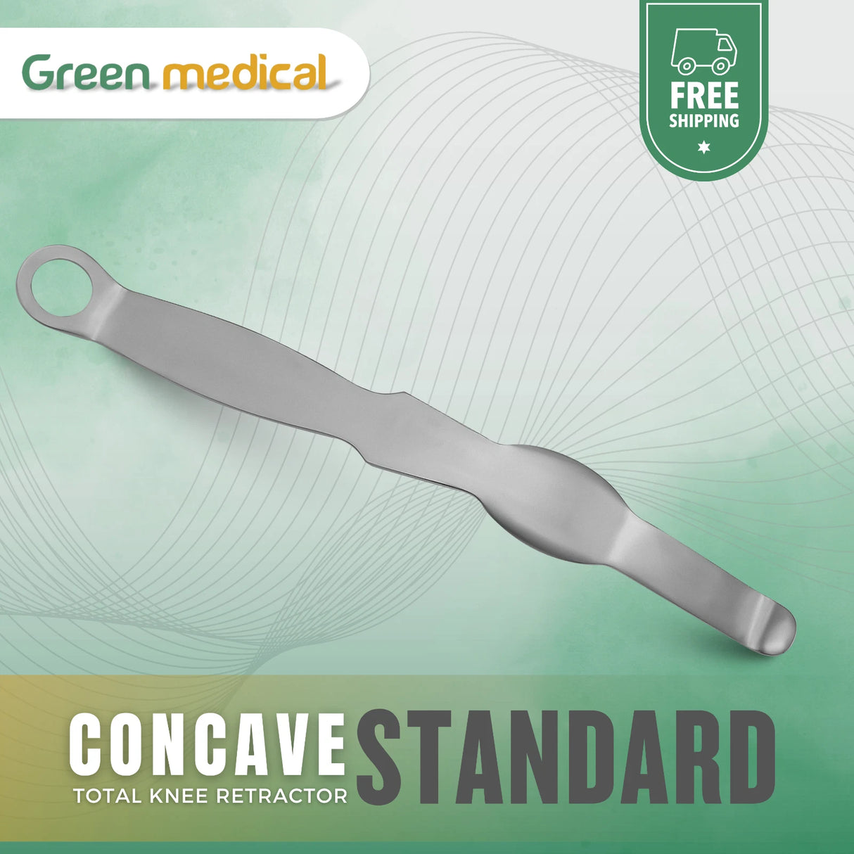 Concave Total Knee Retractor Standard Orthopedic Surgical Instrument