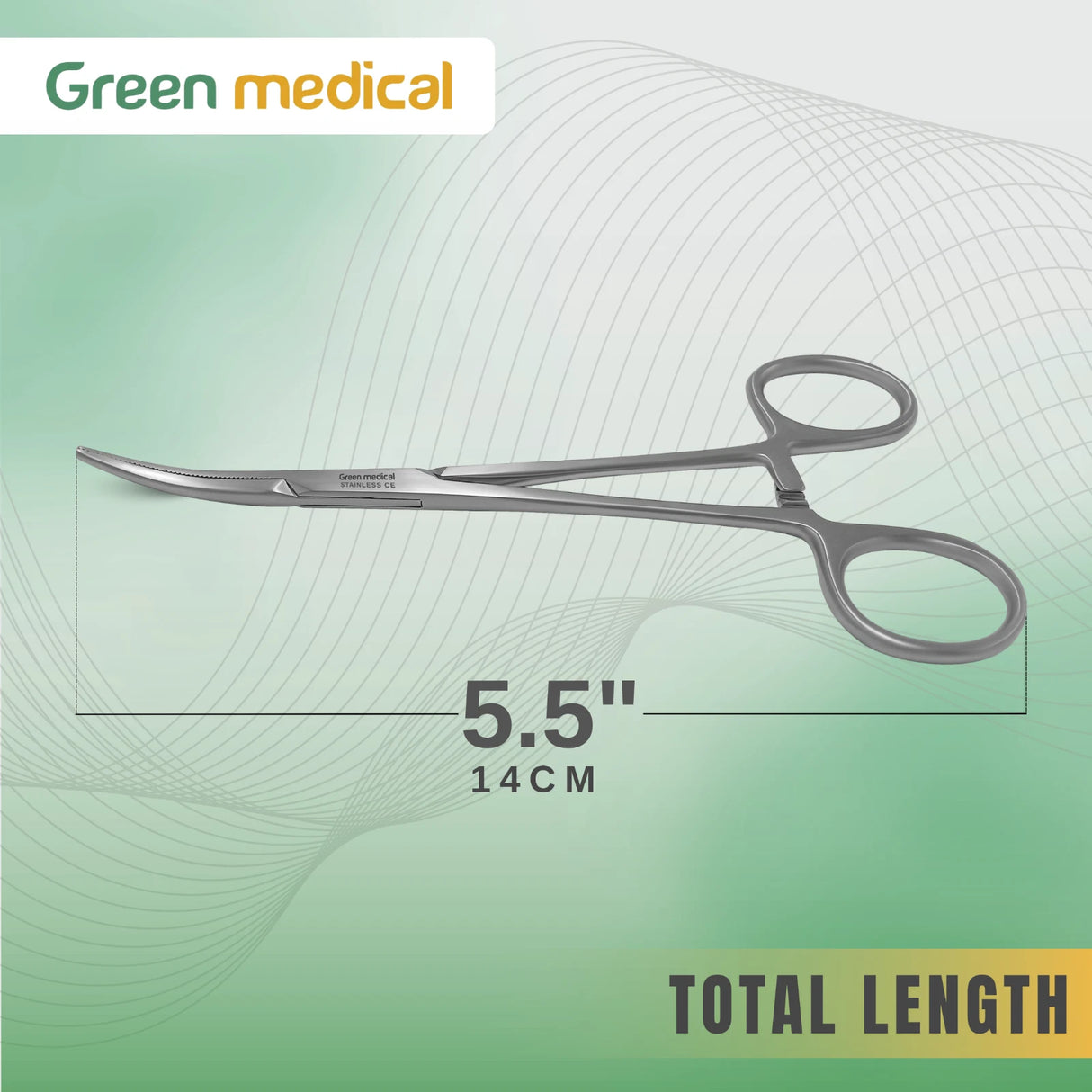 Crile Hemostat locking Forceps 5.50" Curved Stainless Steel Premium Grade