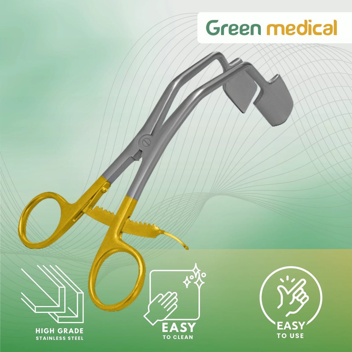 View More Lateral Vaginal Retractor 8 1/4″ Extra Long Thumb Ratchet Gold Handles