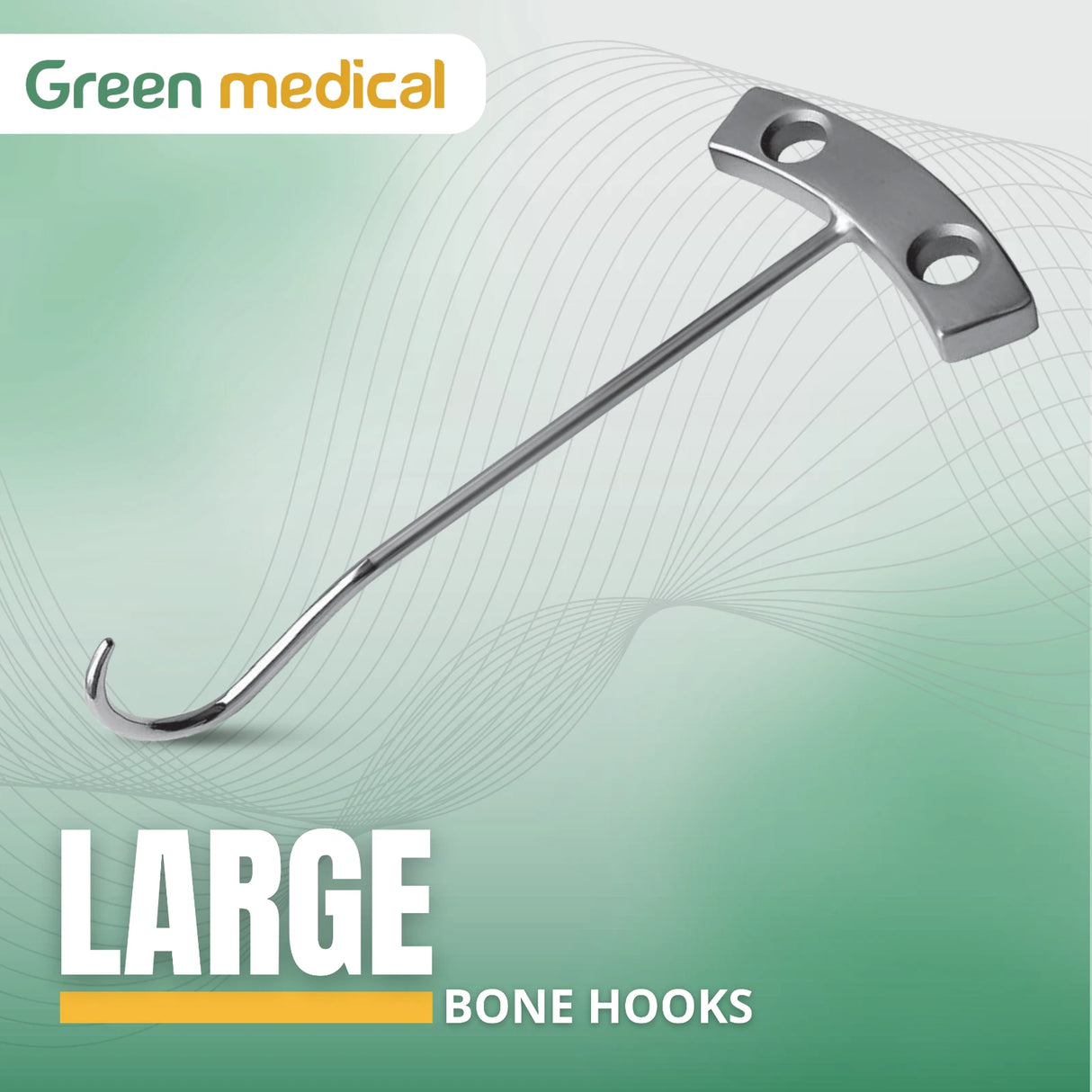 Lombardi Bone Hook – TKA Knee Surgery Orthopedic Retractor Instrument