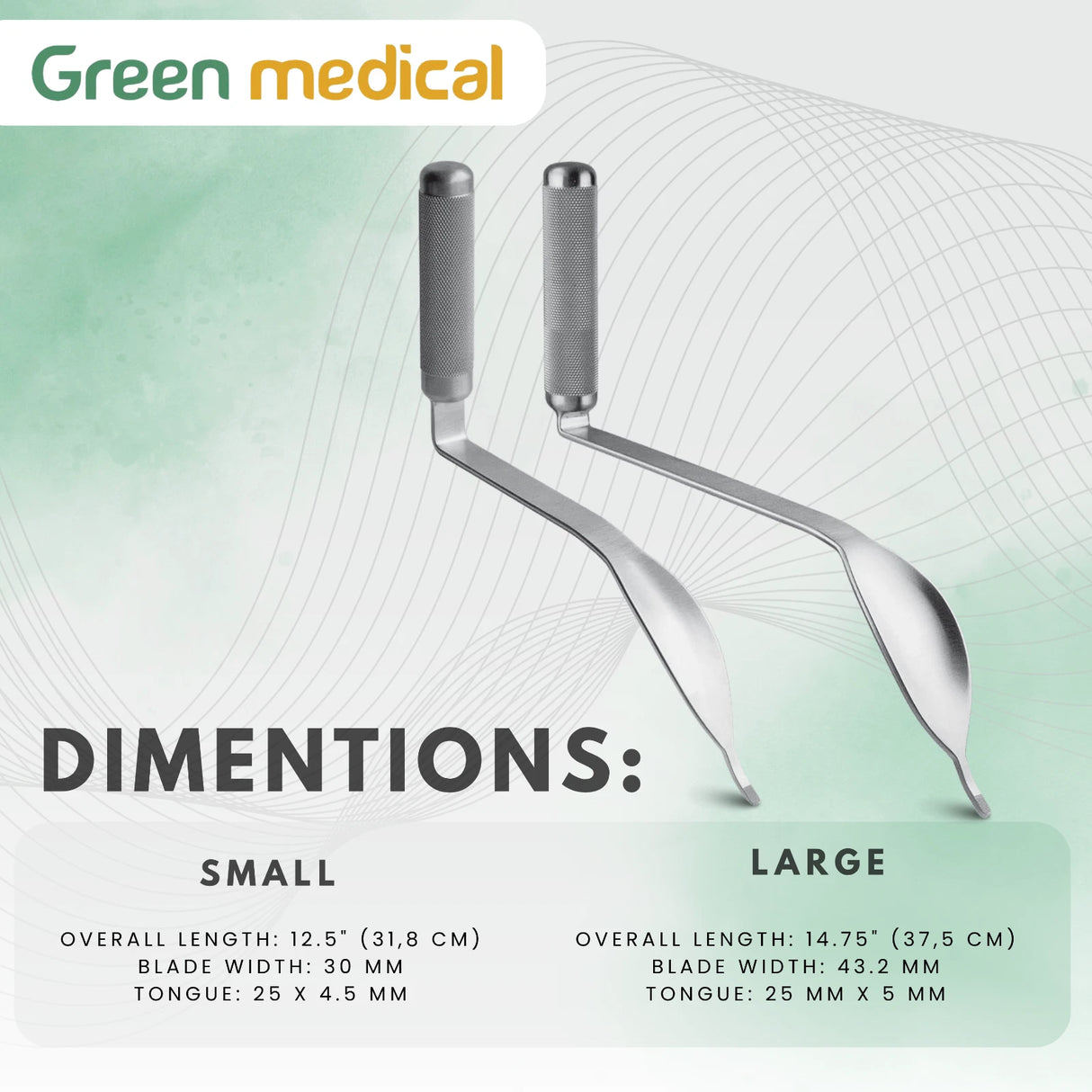 Harwin Modified Cobra Retractor Orthopedic Spine Surgical Instrument Stainless
