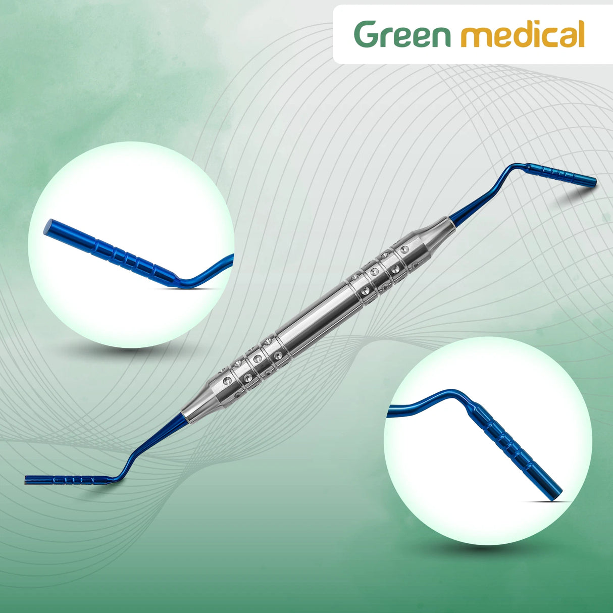 Dental BONE GRAFT/PACKER SET Of 6 Grafting Plugger Scoop Instrument