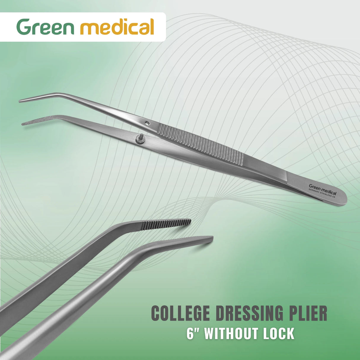 College Dressing Plier 6″ without Lock – Surgical & Medical Grade Instruments