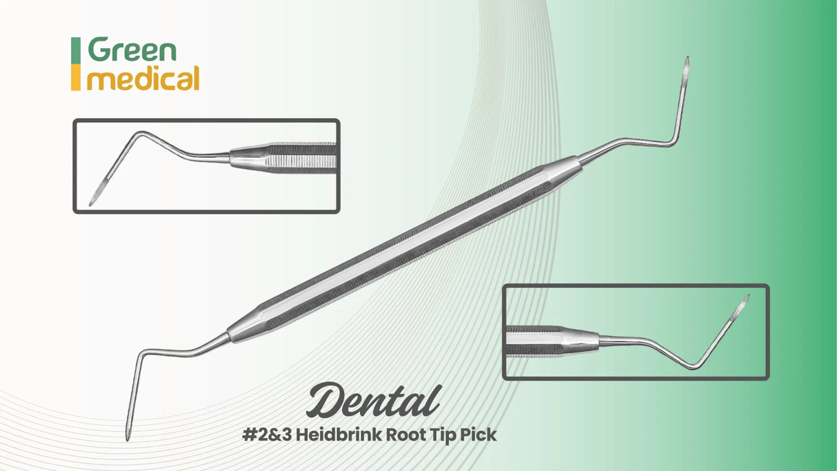 #2 & 3 Heidbrink Root Tip Pick Dental Extraction Instrument – Double Ended