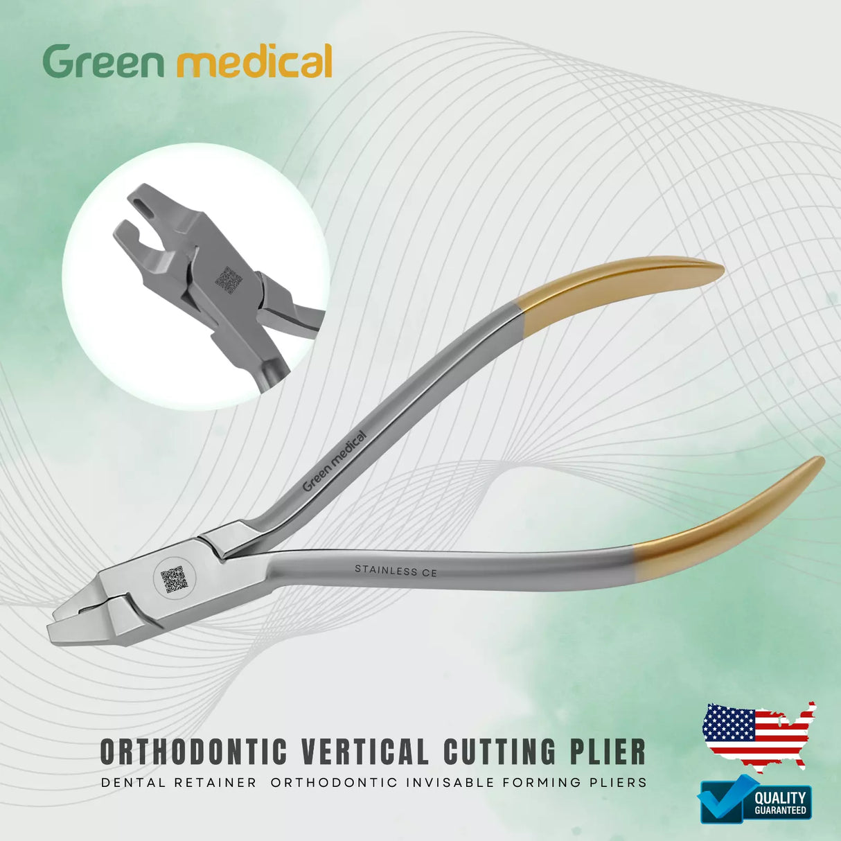 Orthodontic Vertical Cutting Plier Thermal Forming Retainer Clear Aligner