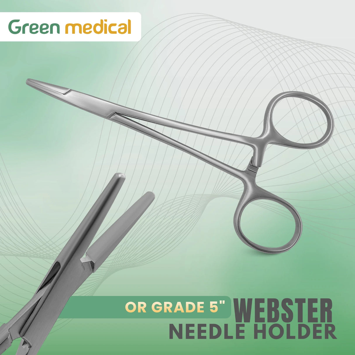 Webster Needle Holder 5" – Surgical Dental Needle Driver Stainless Steel German Grade