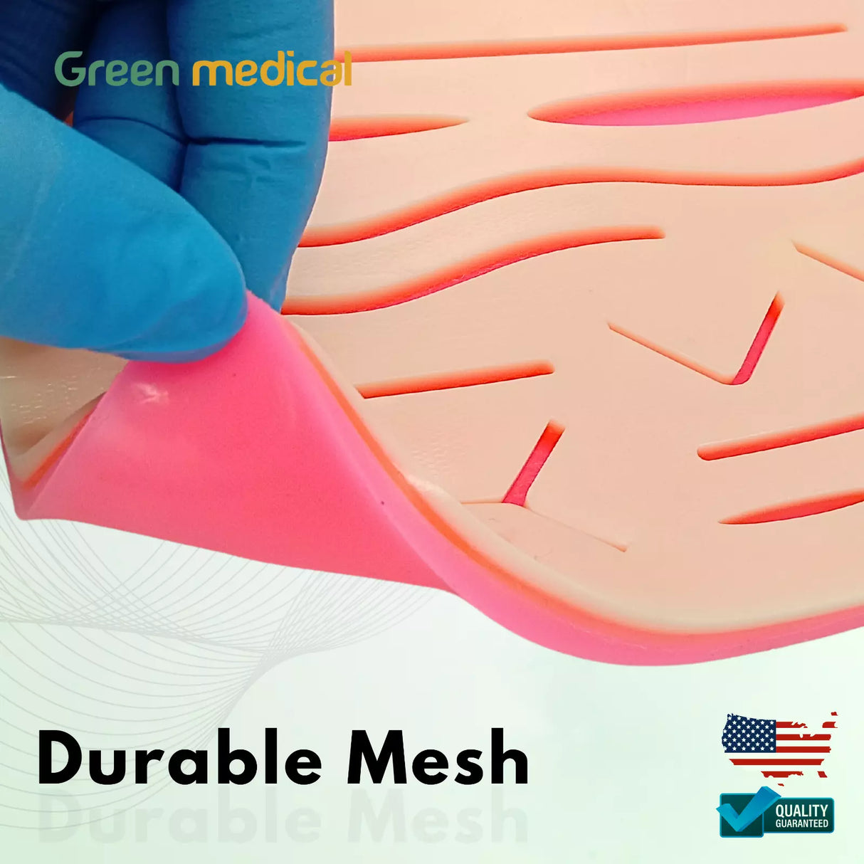 Medical Skin Suture Practice Pad Ultra G2 Wound Simulated For Training Kit