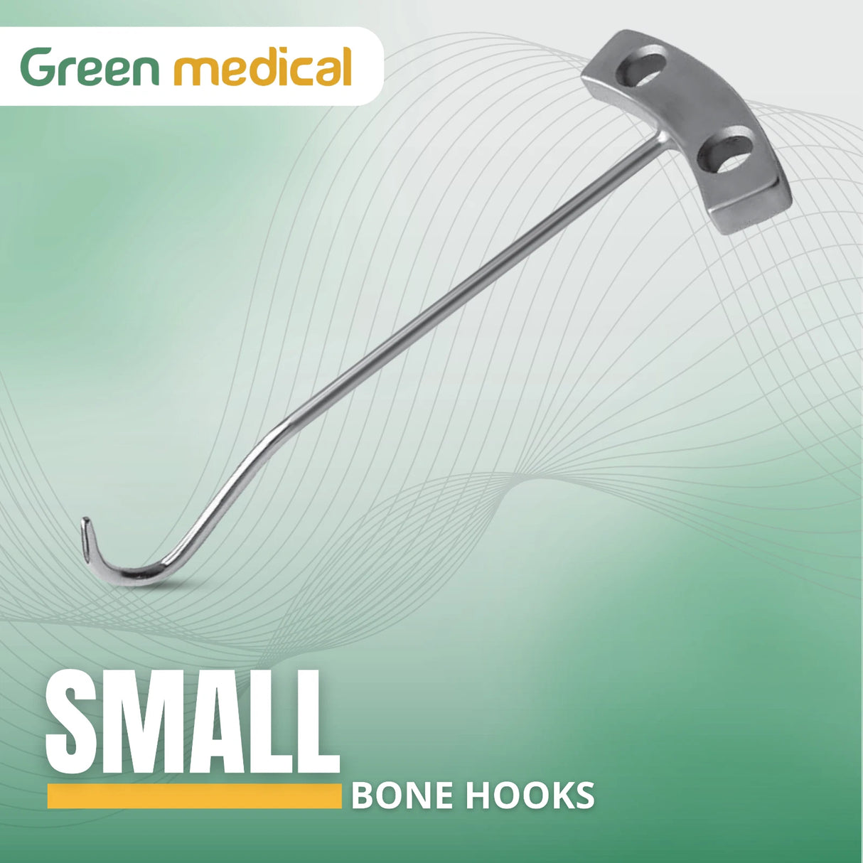 Lombardi Bone Hook – TKA Knee Surgery Orthopedic Retractor Instrument