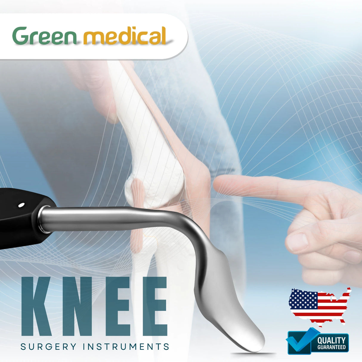 Bolanos Modified Chandler Retractor Knee Surgery Stainless Steel Orthopedic Tool