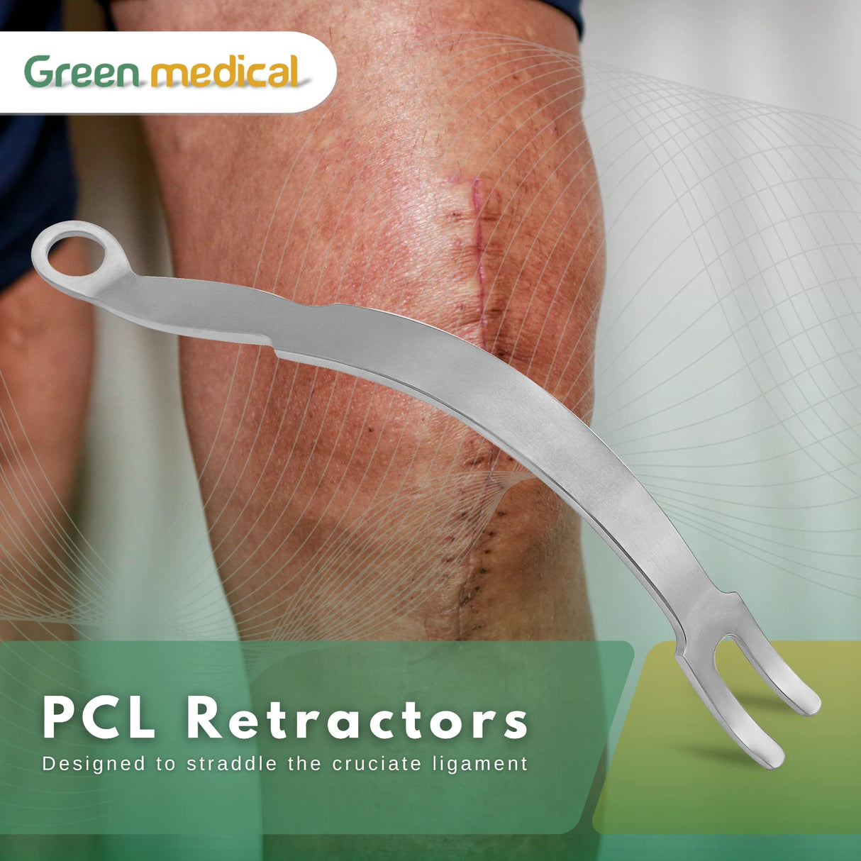 PCL Standard Ligament Retractor 5mm Wide Prongs & 10mm Gap Orthopedic Instrumetns