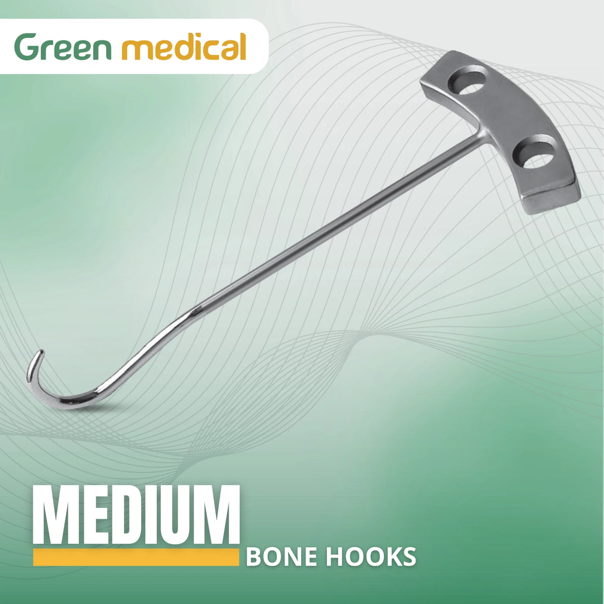 Lombardi Bone Hook – TKA Knee Surgery Orthopedic Retractor Instrument