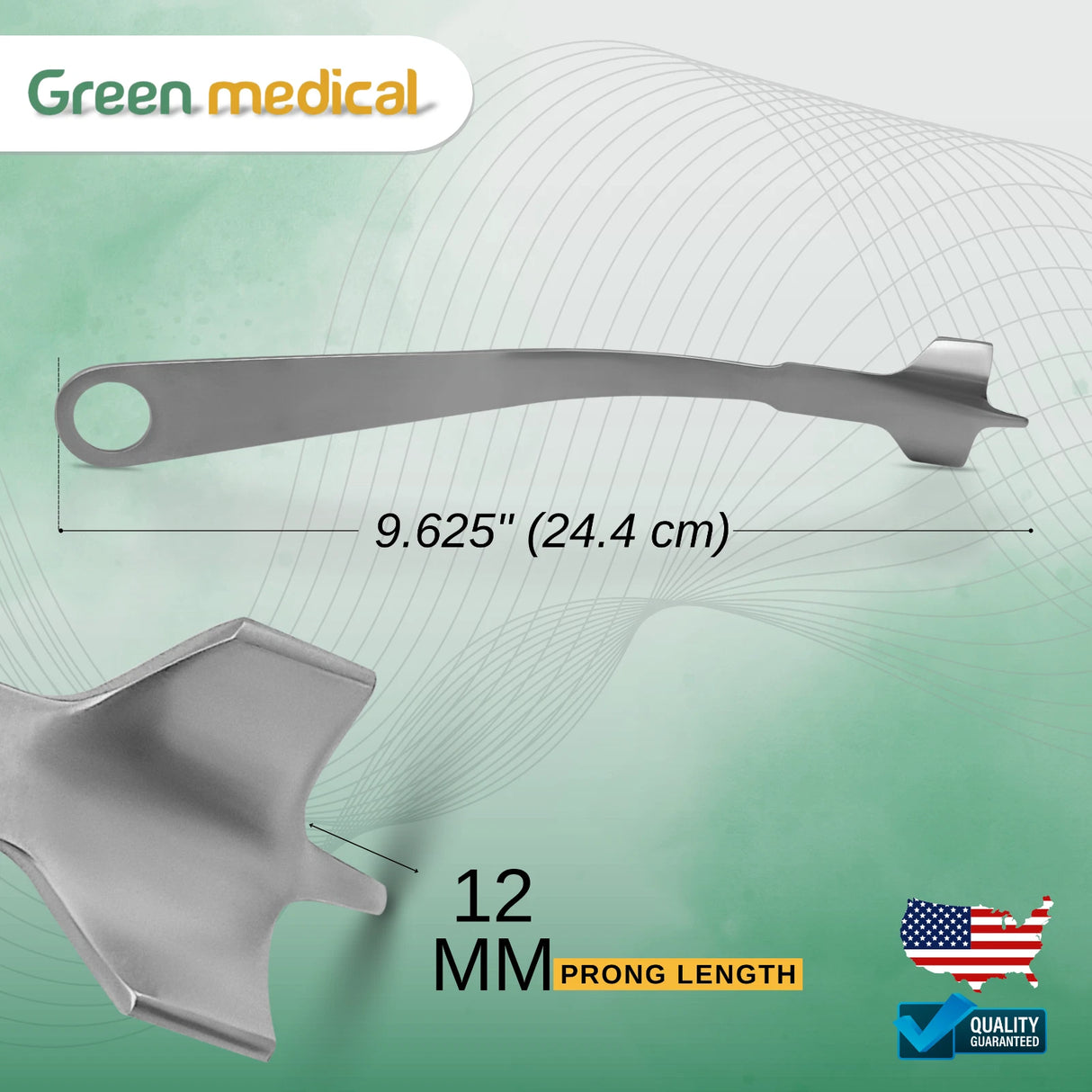 Short Tip Fat Pad Retractor Large – Ortho Surgical Instrument Stainless Steel