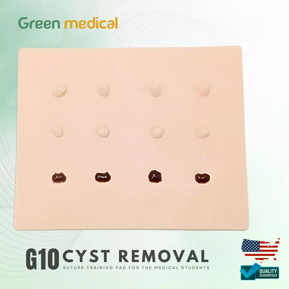 CYST REMOVAL Suture training pad G10 for the medical students
