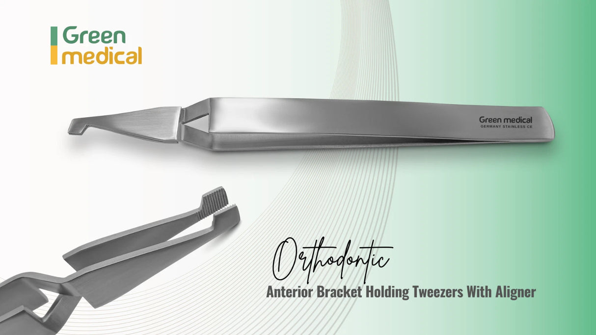Anterior Bracket Holder Tweezers with Aligner | Orthodontic Bracket Placement