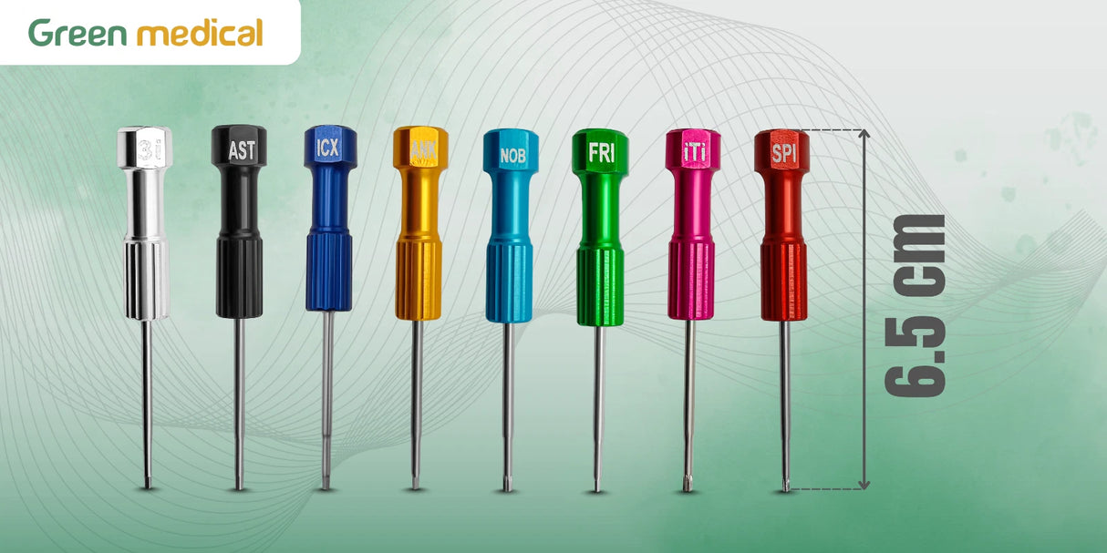 Prosthetic Screwdrivers Kit Universal dental implant surgical drivers