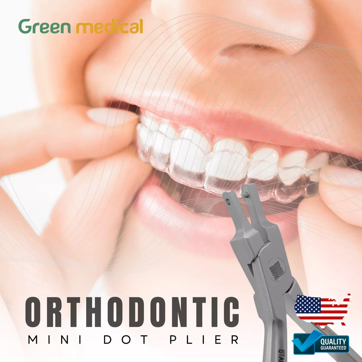 Mini Dot Dimple Dental Aligner Plier Orthodontic Retainer Clear Braces Orthodontic Instruments