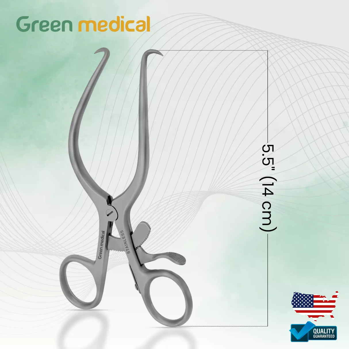 Gelpi Retractor 5.5" For Veterinary, Orthopedic, & Spinal Surgeries German Grade