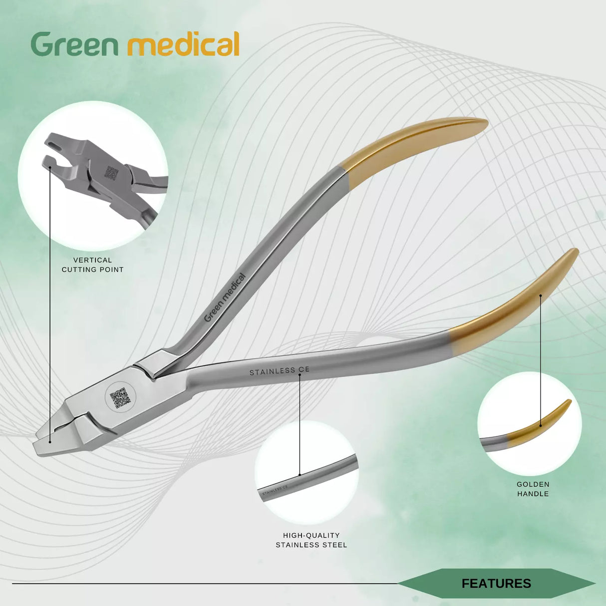 Orthodontic Vertical Cutting Plier Thermal Forming Retainer Clear Aligner