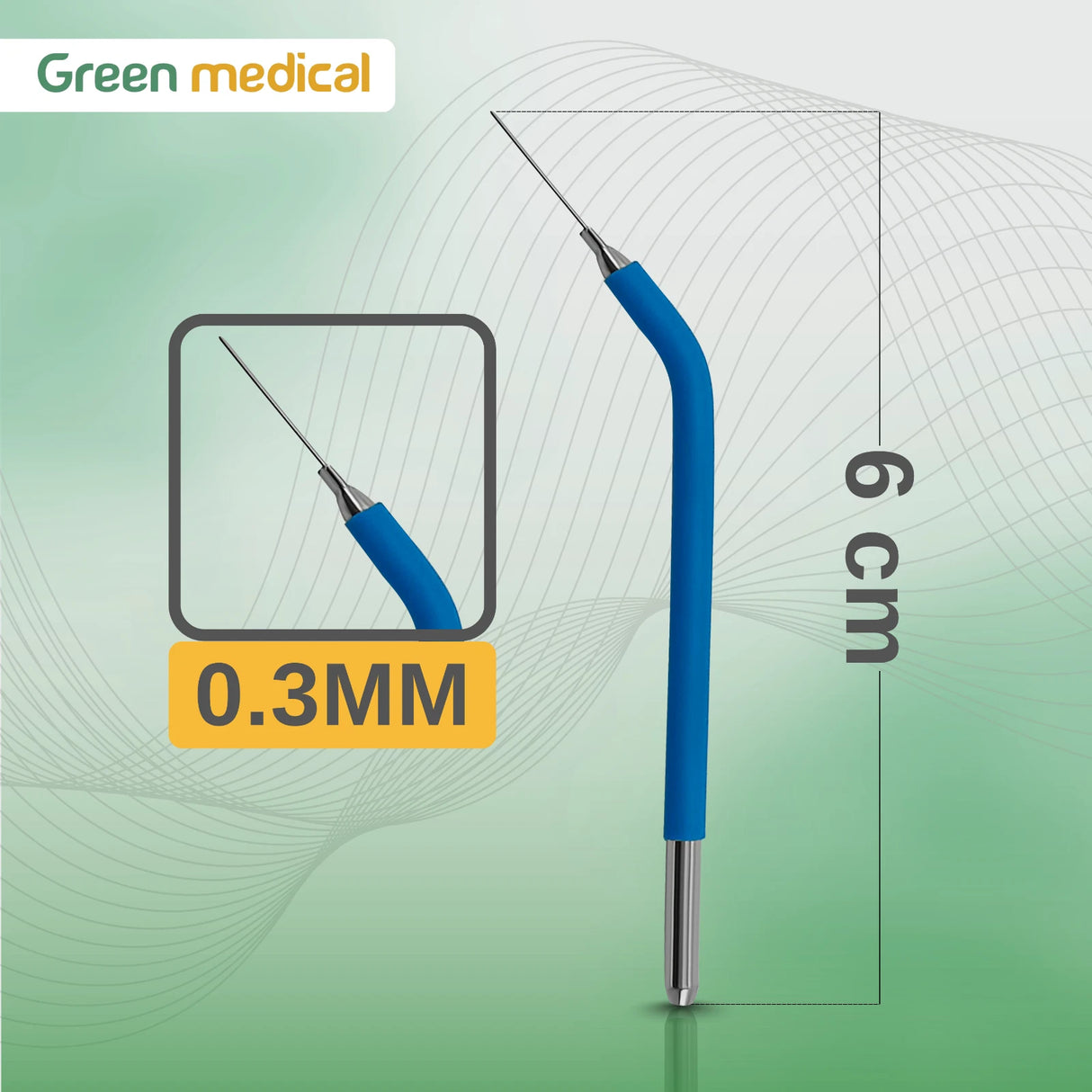 Dermatology Standard Electrodes Set of 7 Pcs Reusable Surgical Cautery Electrods