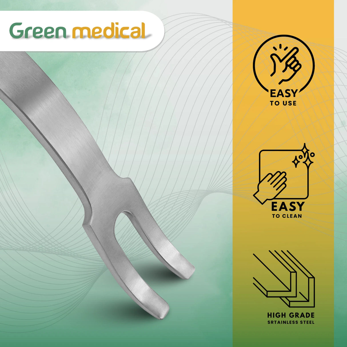 Ortholucent Standard PCL Retractor – Surgical Orthopedic Instrument