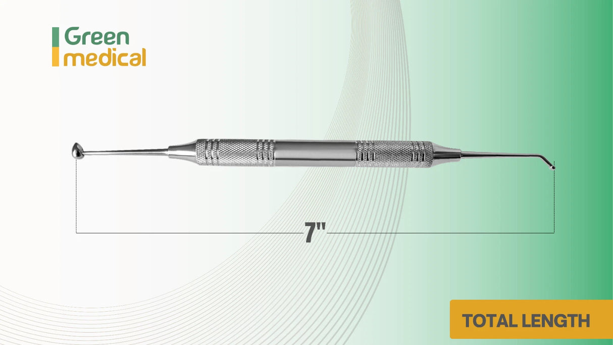 #27/29 Football Burnisher Dental Instrument – Amalgam & Composite Carving Tool
