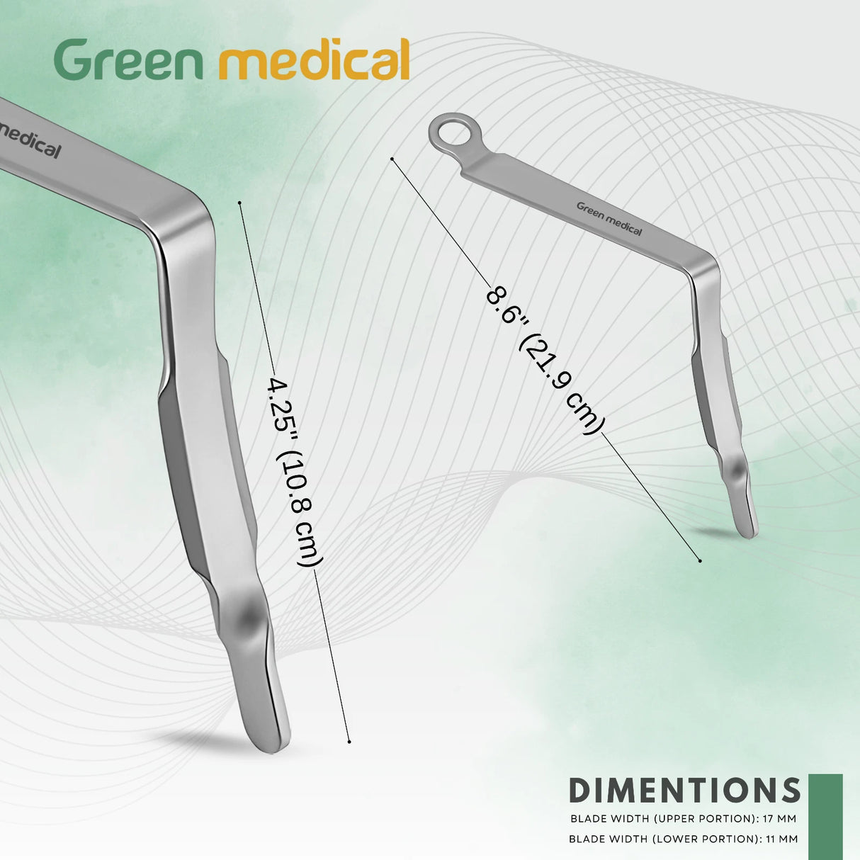 Teurlings Modified Bent Hohmann Retractor Orthopedic Surgical Instrument